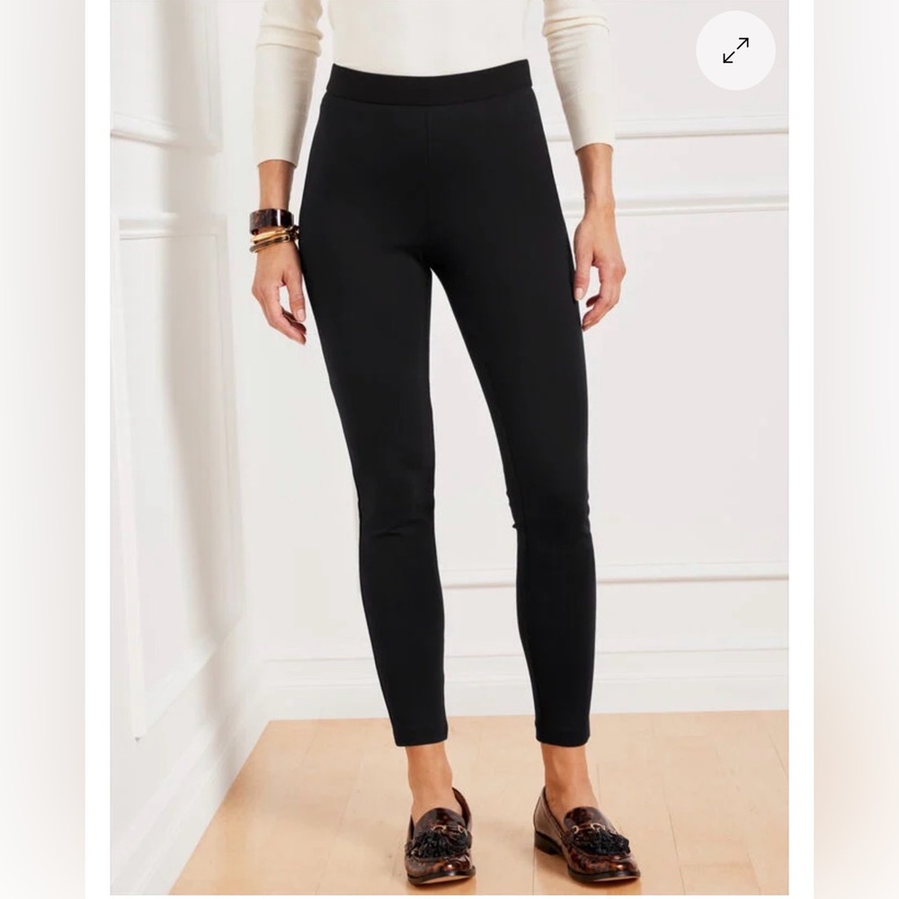 NWT Talbots soho Women's Black Leggings